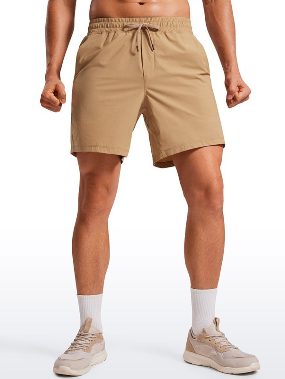 Lightweight Athletic Pocketed Shorts 7''- Linerless